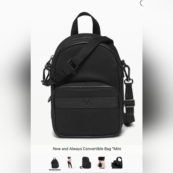 Lululemon Now and Always Convertible Bag Mini EUC - Picture 1 of 13
